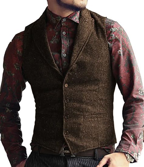 Venta Chaleco Tweed Hombre En Stock