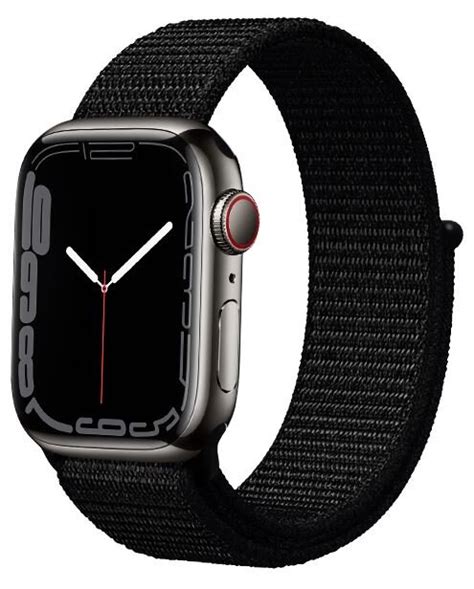 Crong Nylon Reflex Do Apple Watch Mm Czarny Pasek Niskie