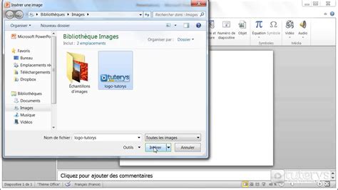 Comment Ins Rer Une Image Avec Powerpoint Youtube