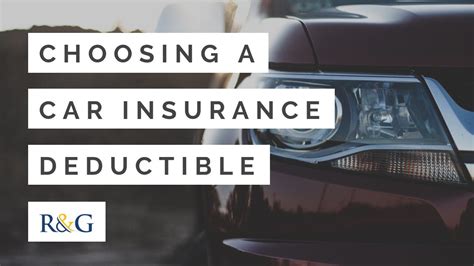 How To Choose A Car Insurance Deductible Youtube