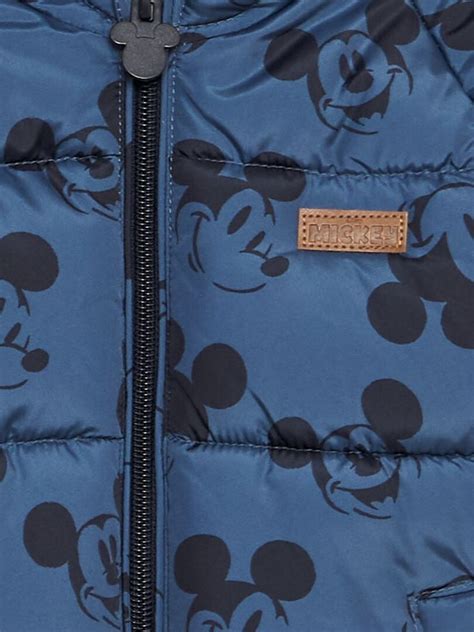 Doudoune Mickey Disney Bleu Kiabi