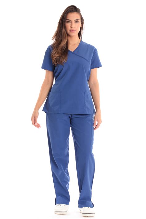 Just Love Women S Scrub Sets Medical Scrubs Mock Wrap Comfortable