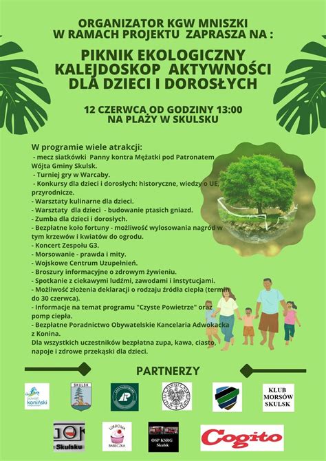 Piknik ekologiczny na plaży w Skulsku