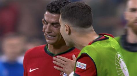 Cristiano Ronaldo Spotted Crying After Missing Penalty in Portugal vs ...