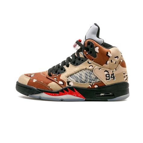 Supreme x Air Jordan 5 Retro 'Desert Camo'