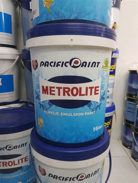 Jual CAT TEMBOK PUTIH METROLITE PAIL 16 LT PUTIH METROLITE PACIFIC