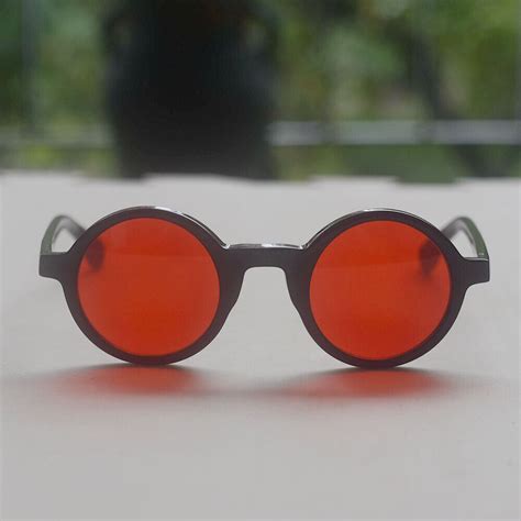 Vintage Round Sunglasses Men