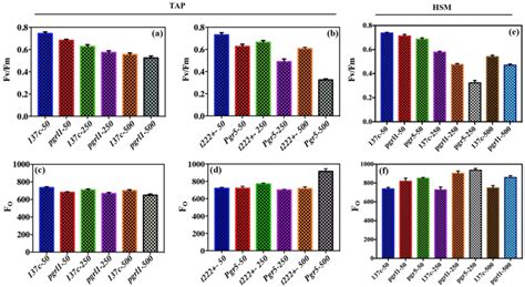 Maximum Photosynthetic Efficiency Of PSII Fv Fm A B And E And