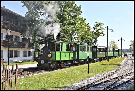 Lok Laura Der Chiemsee Bahn Steht Hier Am 26 5 2022 Abfahrbereit Vor