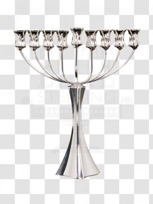 Menorah Hanukkah Judaism Shabbat Candles Transparent Png