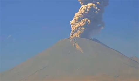 Así Se Vio La Explosión Del Volcán Popocatépetl En La Que Arrojó