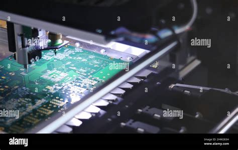 Electronic Circuit Board Close Up Media Process Of Creating An