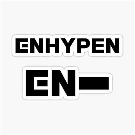 "Enhypen Kpop Logo" Sticker by soufianABH | Redbubble