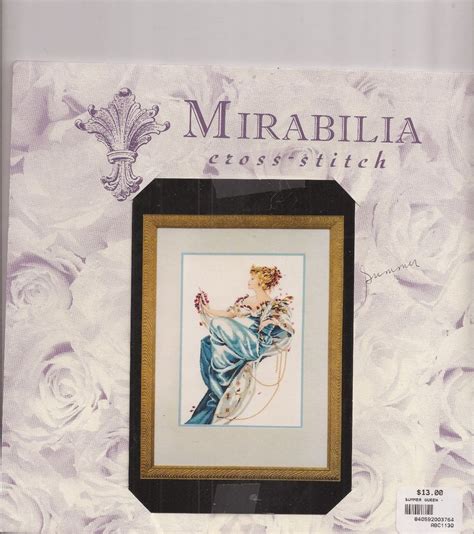 Mirabilia Nora Corbett Summer Queen Md22 Cross Stitch Chart Pattern