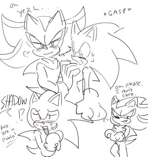 Sonic And Shadow Hedgehog Art Sonic Fan Art