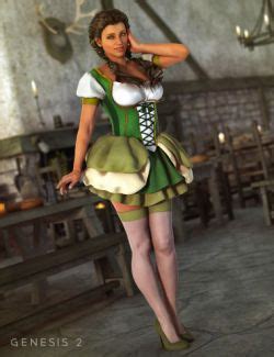 The Maid Outfit For Genesis Female S D Models For Daz Studio And