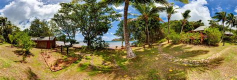 A Stroll Between The Bures At Matava Eco Resort On Kadavu Island 360