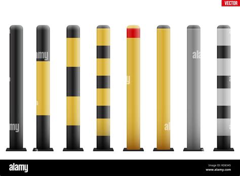 Urban street bollards Stock Vector Image & Art - Alamy