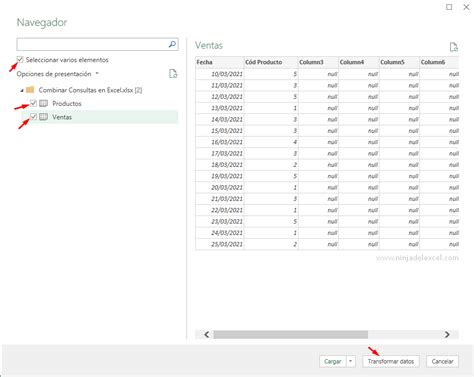 Cómo Combinar Consultas en Excel por Power Query Ninja del Excel