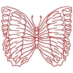 Redwork Butterfly Embroidery Design Embroiderydesigns