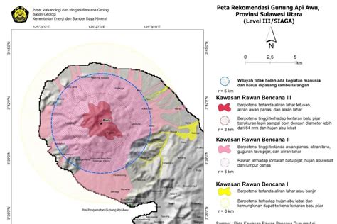 Status Gunung Awu Di Sulawesi Utara Naik Dari Waspada Jadi Siaga