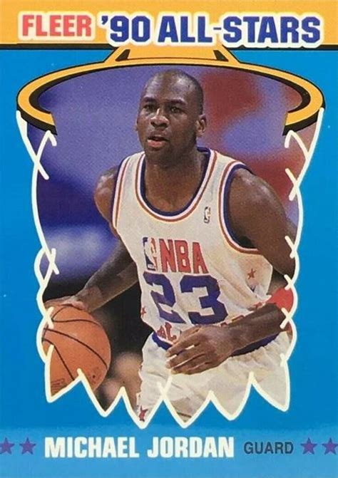 90 91 Fleer Michael Jordan Sticker Michael Jordan Cards