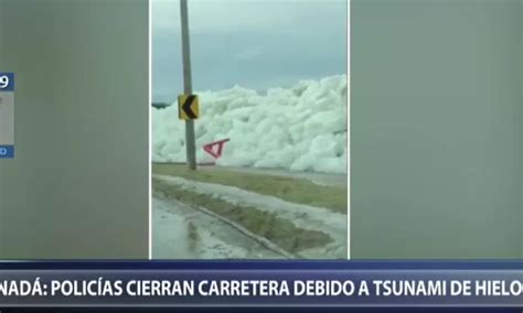 Estados Unidos y Canadá en alerta por inusual tsunami de hielo Canal N