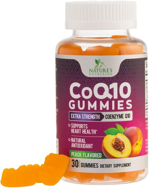 CoQ10 100mg Gummies Heart Health Energy Support High Absorption