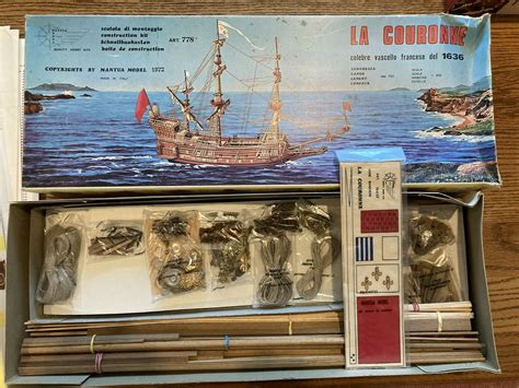 Mavin MANTUA LA COURONNE WOOD SHIP MODEL KIT 778 1 100 Scale