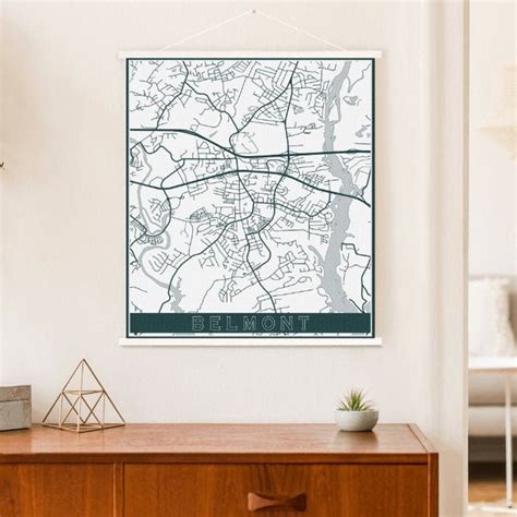 Map of Belmont Nc - Etsy