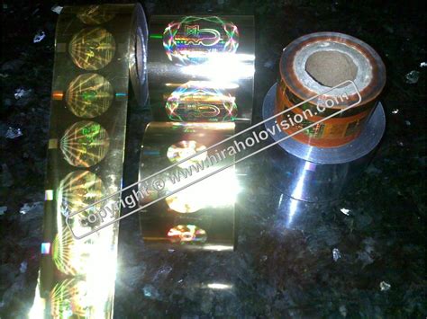 Hot Stamping Hologram Labels Packaging Type Standard Size Custom Made At Rs 450 Roll In