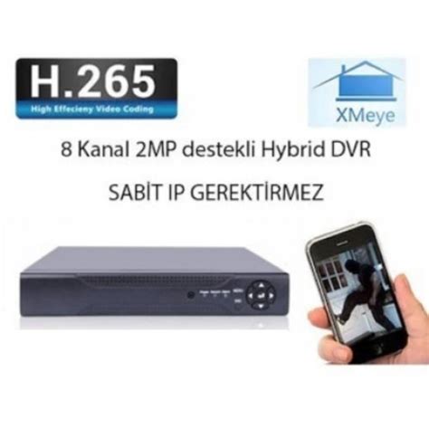 8 Kanal AHD h265 Kayıt Cihazı XMEYE CV 58 İcom Güvenlik Teknolojileri