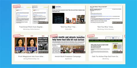 Places To Find The Best Copywriting Examples For Your Swipe File