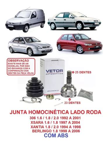 Junta Homocin Tica Berlingo Xantia Xsara X Dentes