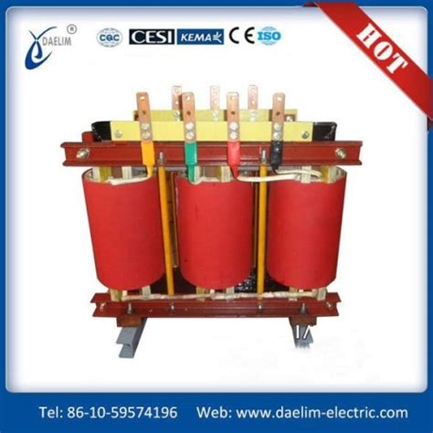 Three Phase H Class Insulation Sgb Series 63kv 1600kva Dry Type Transformer High Quality