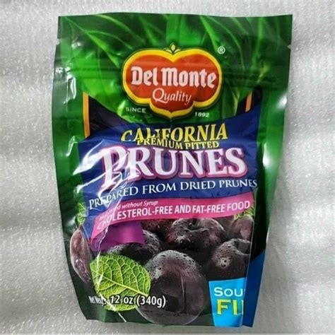 DEL MONTE SUNSWEET California Premium Pitted Prunes 340g Shopee