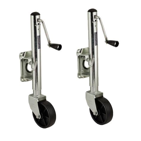 Fulton Bolt On 1200 Lb Marine Swivel Single Wheel Trailer Tongue Jack