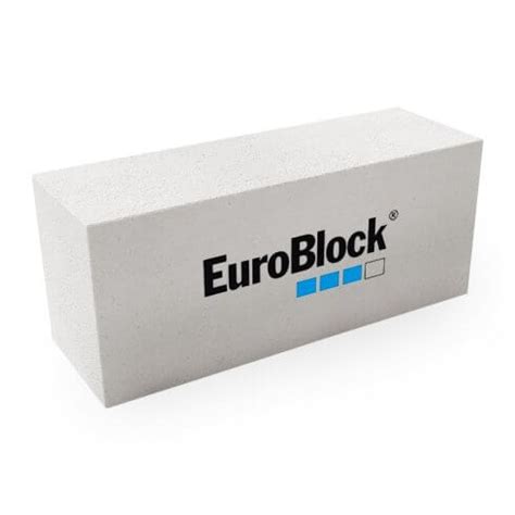 Купить Блок газобетонный EuroBlock Евроблок 600х400х300 стеновой D600 в ...