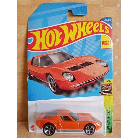 Jual Hot Wheels 71 Lamborghini Miura Sv Shopee Indonesia