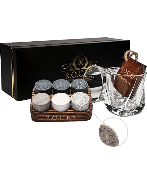 Buy Rocks Whiskey Stones T Set With Glasses Online Low Prices From