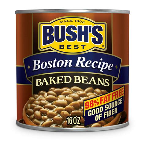 Bush S Boston Recipe Baked Beans Seasoned With Molasses And Brown Sugar