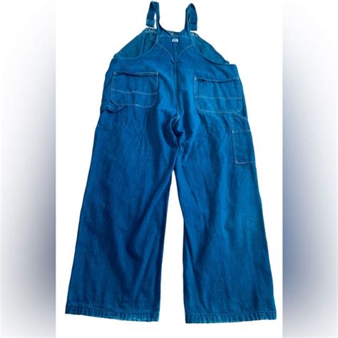 Liberty Jeans Liberty Mens Blue Jean Denim Carpenter Bib Overalls