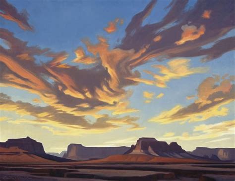 Spiral Sundown Ed Mell Flow Painting Southwestern Art Landscape Art