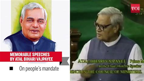 Atal Bihari Vajpayee - Memorable speeches of former PM | News - Times ...