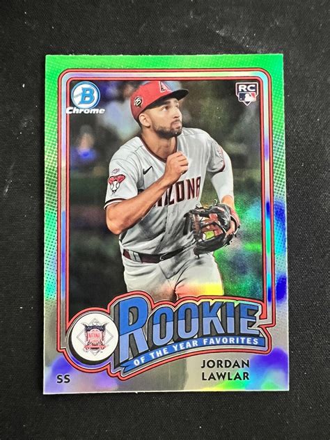 Bowman Jordan Lawlar Rc Rookie Of The Year Insert Refractor