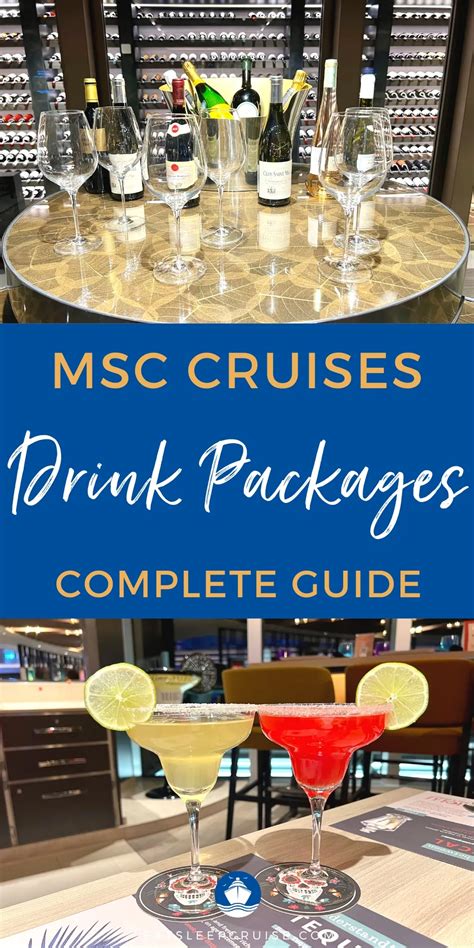 Complete Guide To Drink Packages On Msc Cruises 2025