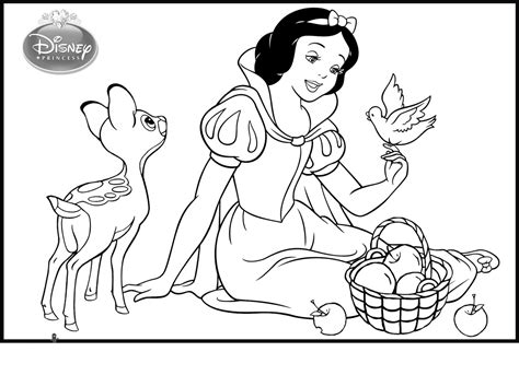 Snow White Coloring Pages