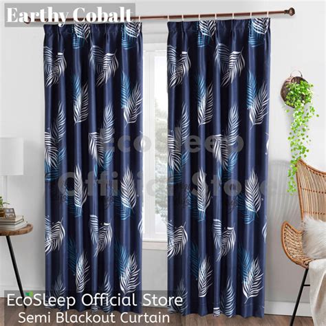 Ecosleep Modern Design Langsir Curtain Semi Blackout Langsir Tingkap