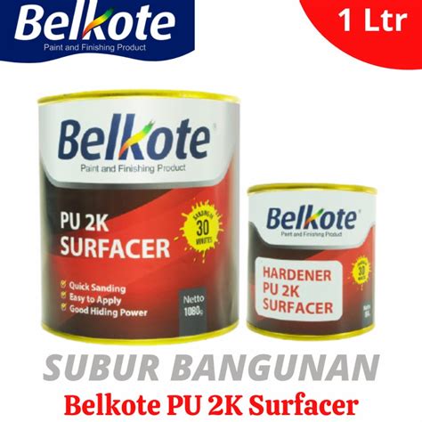 Jual Belkote Epoxy PU 2K Filler Surfacer Cat Dasar Epoxy Belkote 1