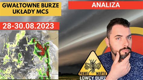 Gwa Towne Burze W Kolejnych Godzinach Uk Ady Burzowe Mcs I